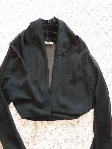 Bolero noir voile manoukian - voile,