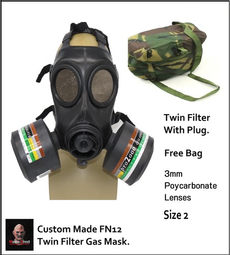 Fn12 gas mask twin - gas, 2