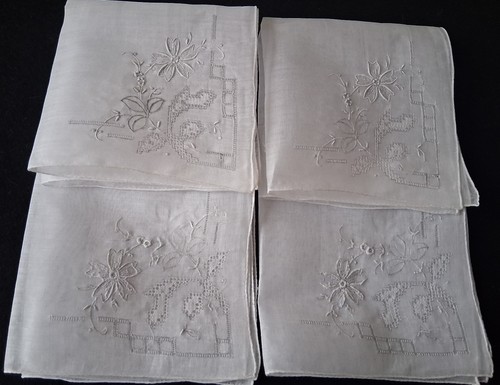 Mouchoirs lot 4 - de,