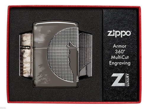 Zippo wolf design armor - zippo,