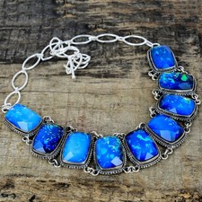 Bleu Brillant Triplet Gemme