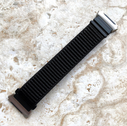 Bracelet nylon noir - bracelet, en