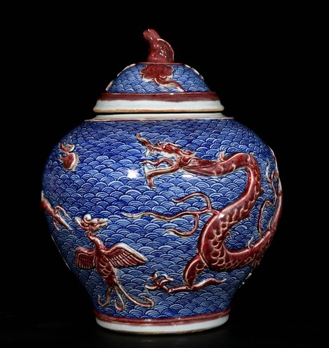 Chinois bleu blanc - chinois,