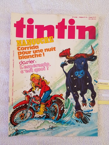 Tintin 217 79 nanouche - 3/11/79,