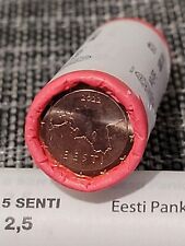 Un rouleau 5 centimes Euros Estonie 2022 Lot De 50 Pièces neuves De 5 Cents 