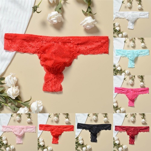 String homme dentelle florale