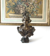 Buste bronze femme emmanuel - buste,