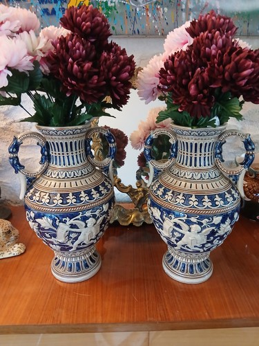 Paire grands vases en - grands,