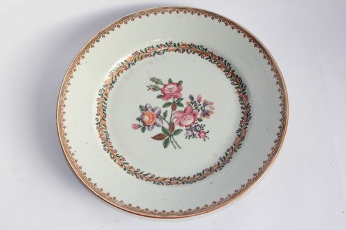 Assiette porcelaine chinoise