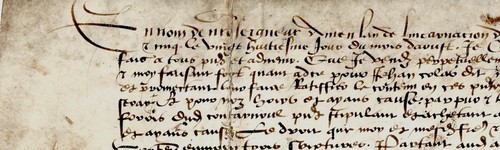1535 manuscrit parchemin - 1535,