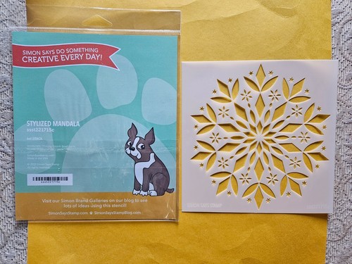 Stencils simon says - says,, paper