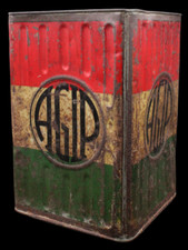 Ancien Bidon Italien Boite