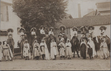 Zoo humain, le campement Touareg, balade de dromadaires, Marseille, 1908 Carte p