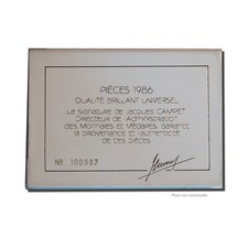 France, Coffret 1 c. à 100