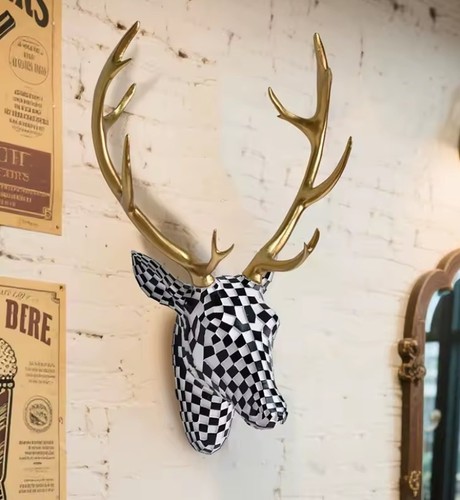 Deer head horn wall - horn,