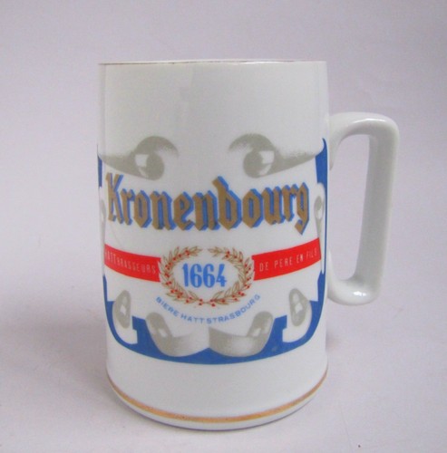 Kronenbourg beer mug alsace - kronenbourg,