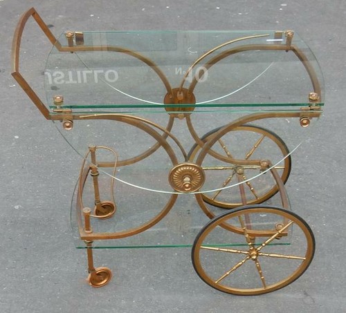 1950 bar roulant - bar, bronze