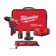 MILWAUKEE M12 FUEL 12-Volt Lithium-Ion Brushless Cordless 1/2 In. Drill Driver K