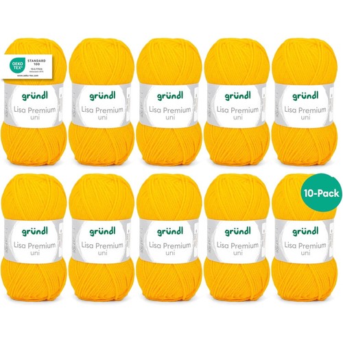Pelotes laine jaune - laine,