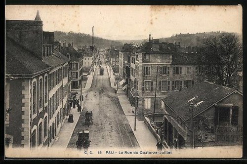 Carte postale pau - postale, la