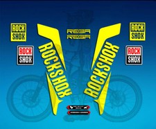 AUTOCOLLANTS HORQUILLA STICKERS FORK ROCKSHOX REBA 2016 AM33 STICKERS...