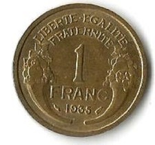 EXCEPTIONNELLE 1 FRANC MORLON