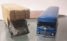 Lot 2 Camions Berliet  Fourgon Huiles Berliet Renault Faineant Paille  - 1/43