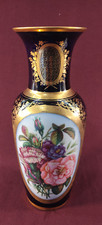 vase bleu cobalt XIXème