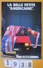 ZASTAVA YUGO 45, 55 AMERICA Prospectus 14 pages Fr 1988?