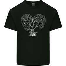 T-Shirt Enfant Love Tree Heart Arboriste Écologie Environnement