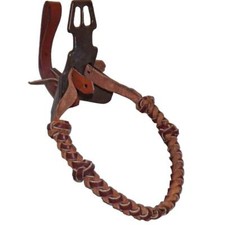 Tressé Muserolle Douce Contrôle Mule Âne Cheval Hackamore sans Mors Bride