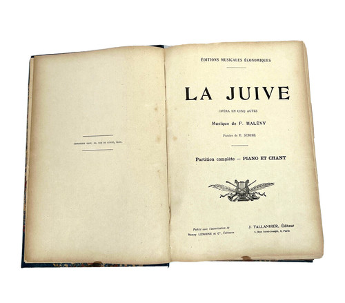 Juive opéra partition - la,