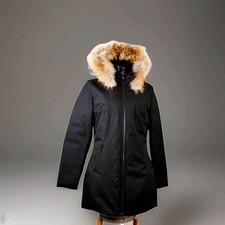 Parka Femme Thermique Avec Capuche Bordée De Fourrure De Raton Laveur Taille M