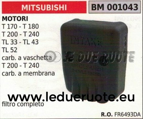 Fr6493da filtre air - air, complet