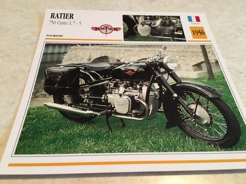 Carte moto ratier - moto, 750