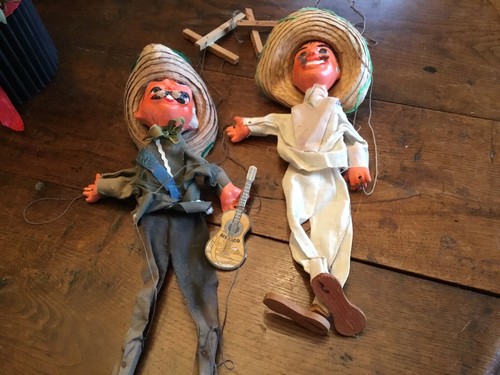 Marionnettes anciennes - marionnettes,