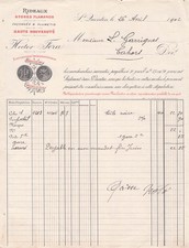 02 AISNE SAINT-QUENTIN, tapissier, Tera Hector 1902 rideaux, stores