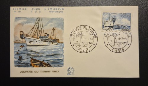 Enveloppe 327 fdc 1er - enveloppe,