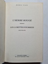 L'Herbe Rouge | Etat correct