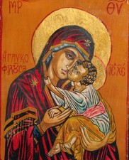 La Vierge Marie Christ enfant