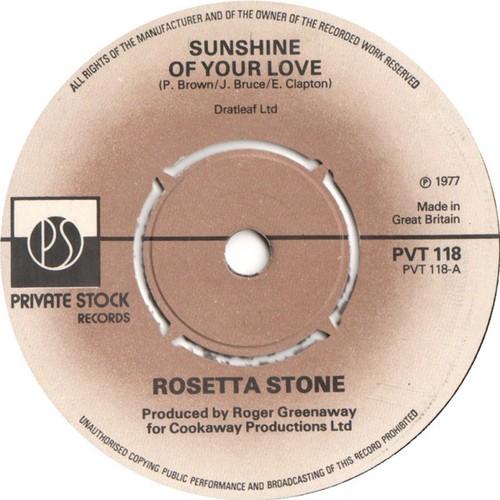 Rosetta stone sunshine of - rosetta,