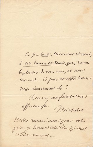 Jules michelet trouve une - trouve,