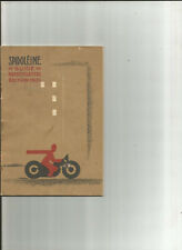 SPIDOLEINE - HUILE LUBRIFIANT SPIDO ANDRE PARIS - 1931 / catalogue brochure