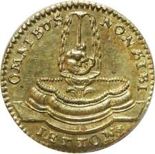 H3883 Rare Jeton Petit Module Louis XVI Omnibus Bassin Jet d'Eau 1775 1792