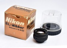 NIKON EL-NIKKOR 50 mm 1 :2,8 N OBJECTIF D’AGRANDISSEUR NEUF (BOXED)