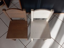 Lot 2 Chaises Enfants Bois