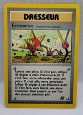 Carte Pokémon Excavatrice 75/82 Team Rocket Wizards 2001 FR NEAR MINT