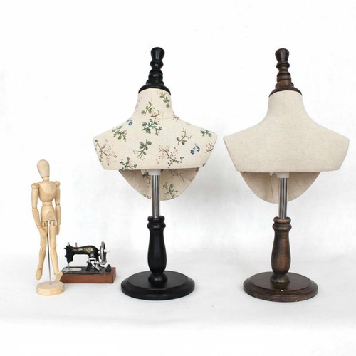 Mannequin vitrine tissu - vitrine, base