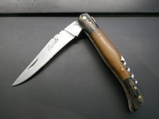 joli et fort pliant Laguiole mélange de bois précieux,12-21,5cm,P 83g