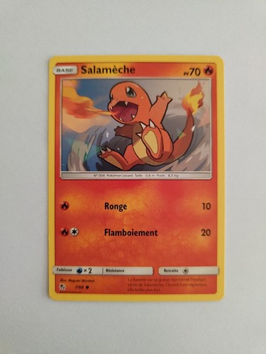 Carte pokémon salamèche - pokémon,